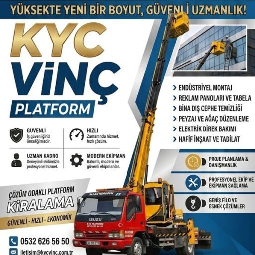 ☎️05326265650 TUZLA PENDİK GEBZE KARTAL MALTEPE KİRALIK SEPETLİ VİNC HİZMETLERİ